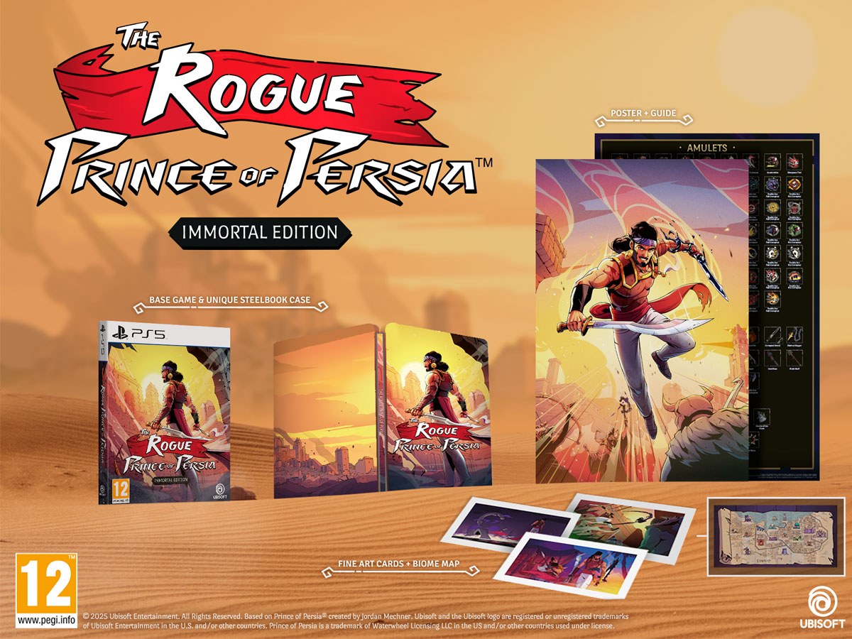 Zawartość The Rogue Prince of Persia: Immortal Edition