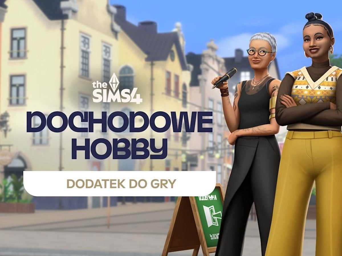 Grafika key art z dodatku Dochodowe Hobby do The Sims 4
