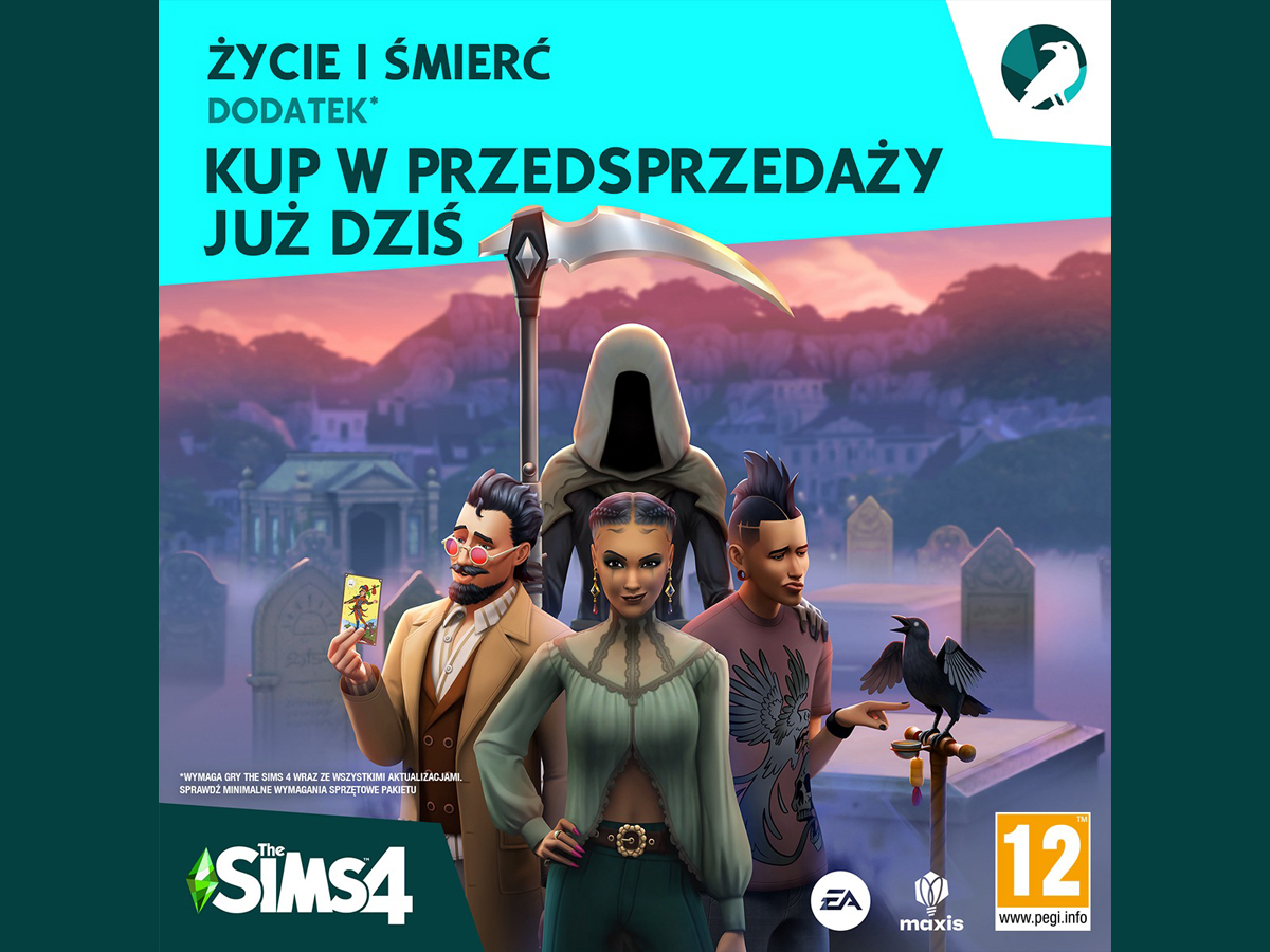 Dodatki do zamówień przedpremierowych dodatku The Sims 4: Życie i śmierć
