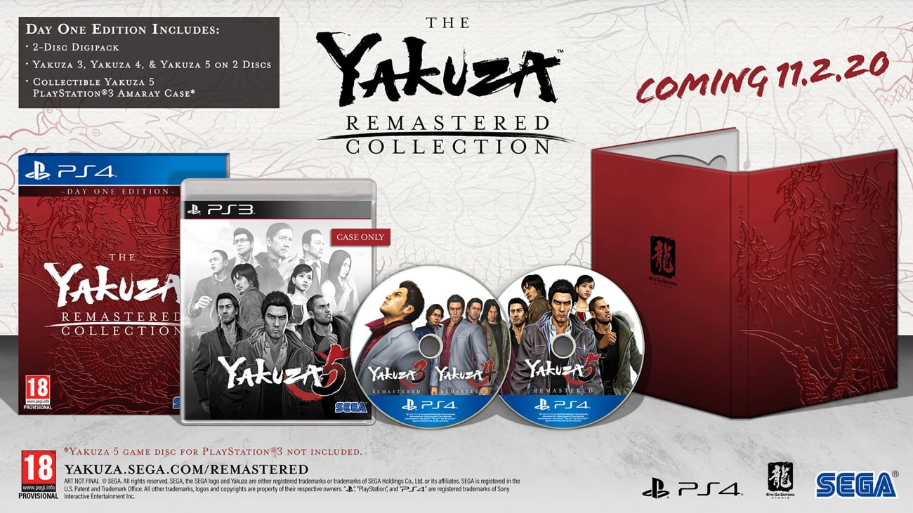Gra PS4 The Yakuza Remastered Collection Day 1 Edition