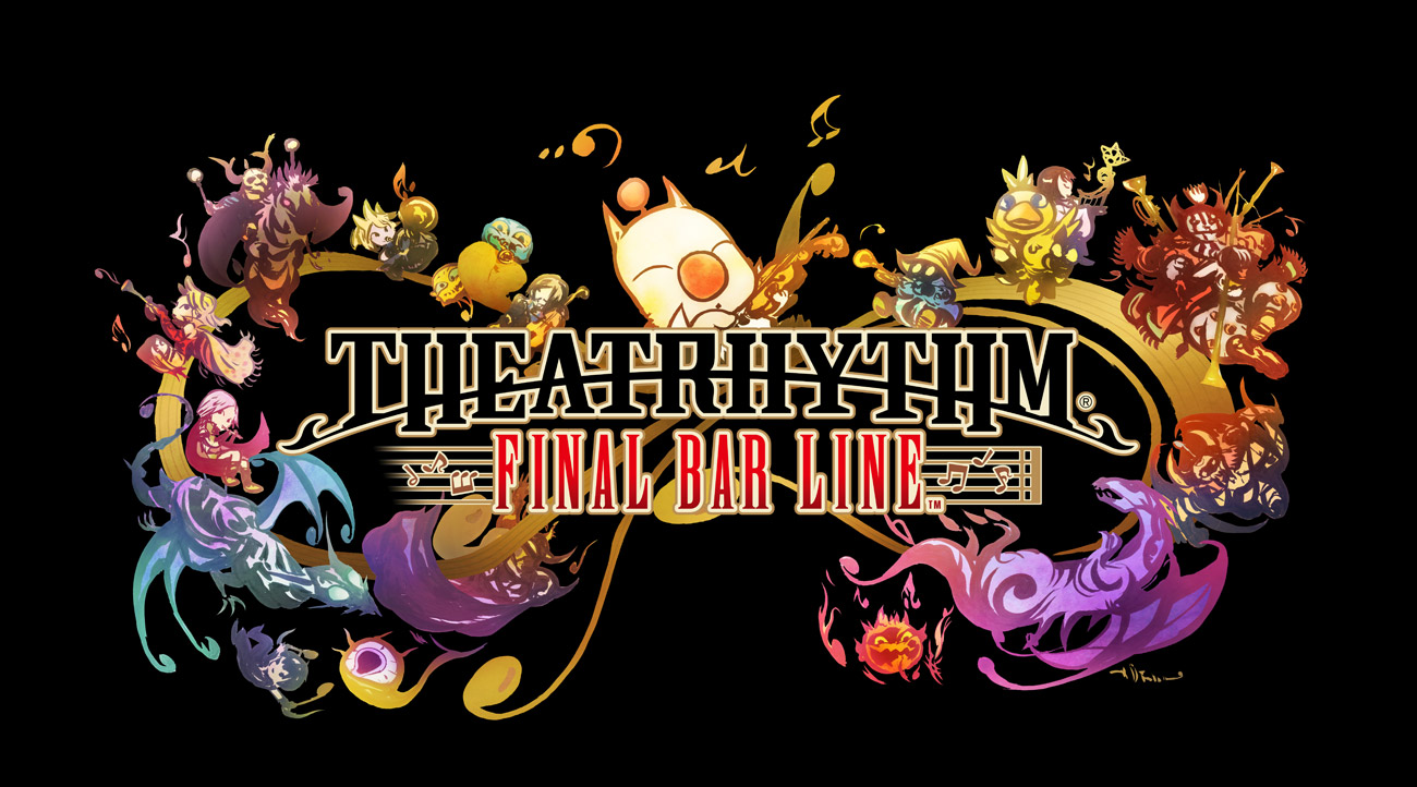 Grafika z logotypem z gry Theatrhythm Final Bar Line