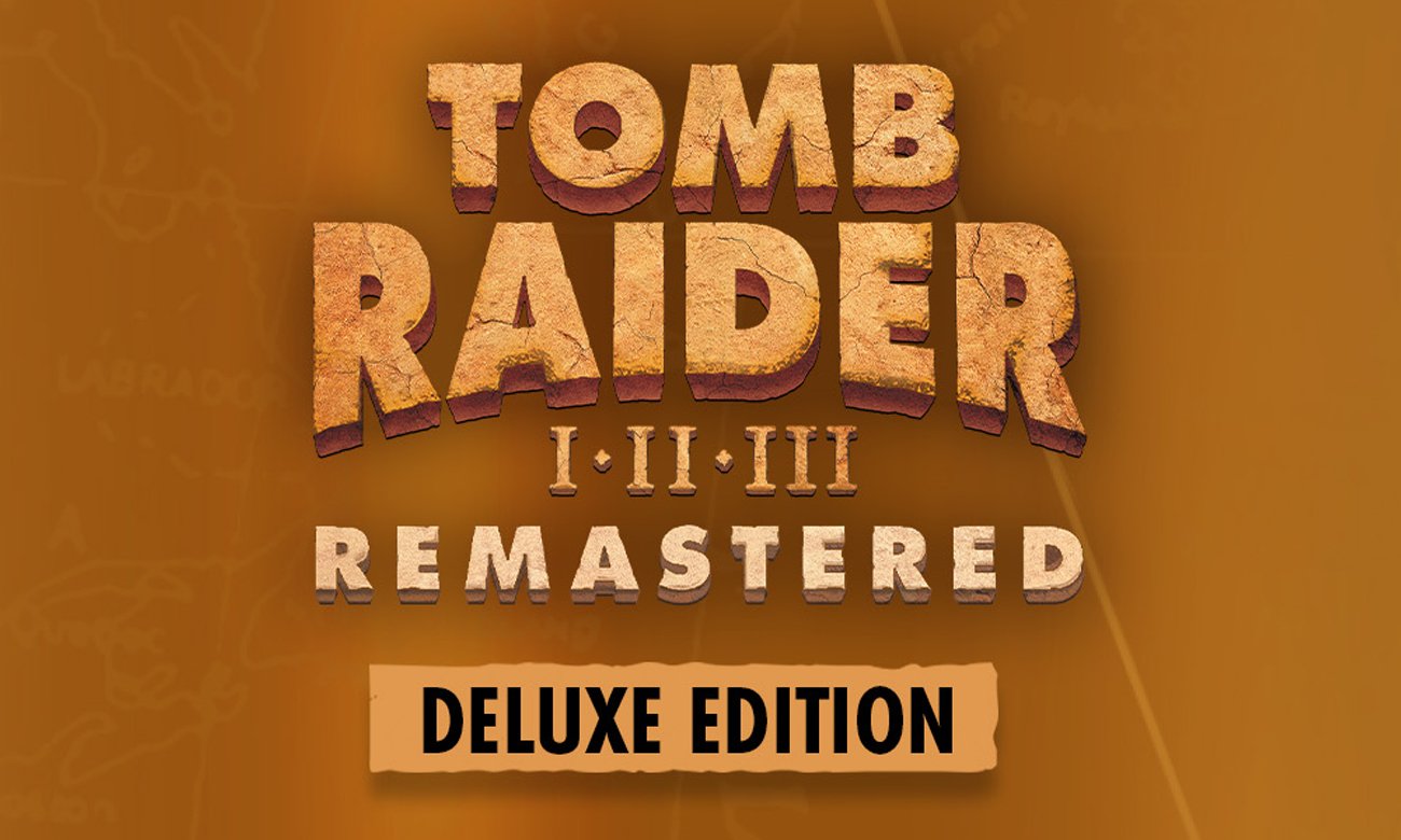Grafika z logotypem z Tomb Raider I-III Remastered Deluxe Edition