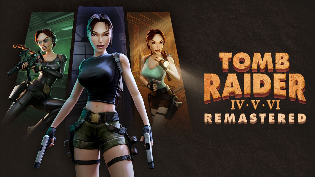 Grafika key art z Tomb Raider IV-VI Remastered Starring Lara Croft