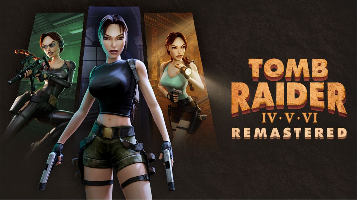 Grafika key art z Tomb Raider IV-VI Remastered Starring Lara Croft