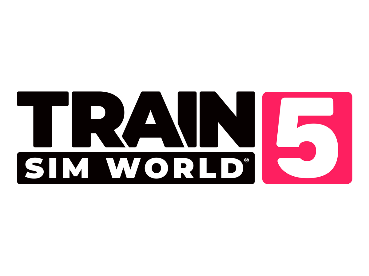 Logotyp z gry Train Sim World 5