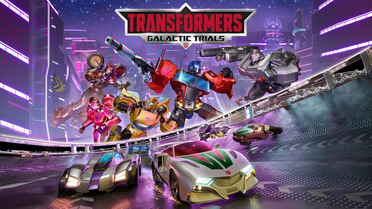 Grafika key art z gry Transformers: Galactic Trials