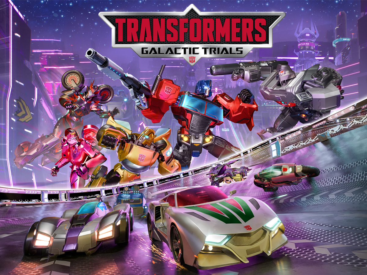 Grafika key art z gry Transformers: Galactic Trials
