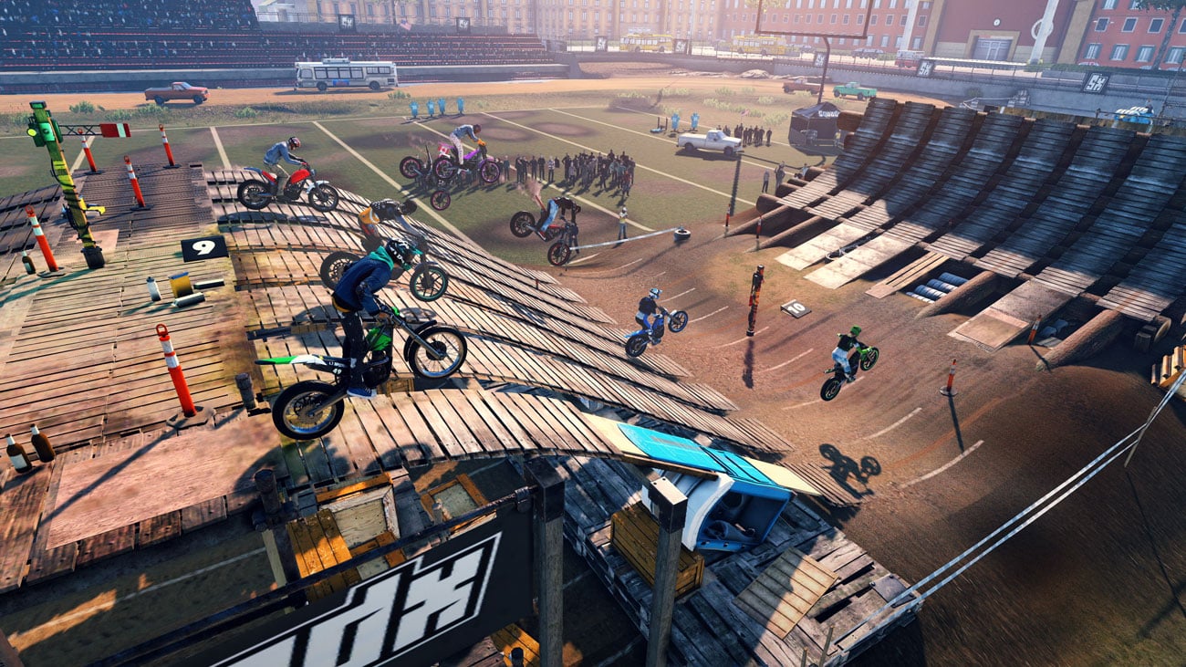 Zrzut ekranu z gry Trials Rising na Nintendo Switch