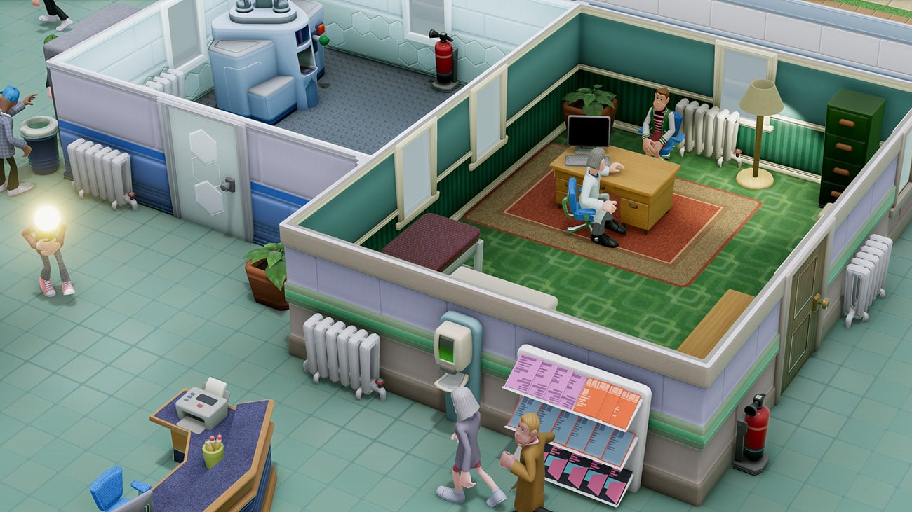 Zrzut ekranu z gry Two Point Hospital