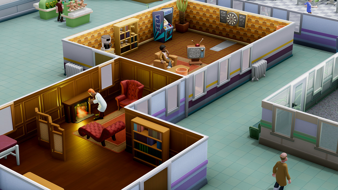 Zrzut ekranu z gry Two Point Hospital