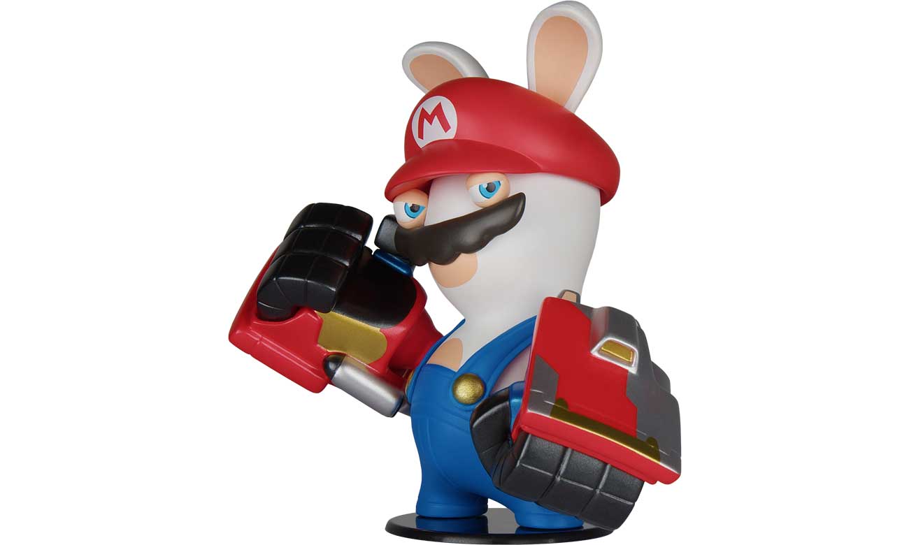 Figurka Kórliczy Mario z gry Mario + Rabbids Sparks of Hope - Widok od przodu pod kątem