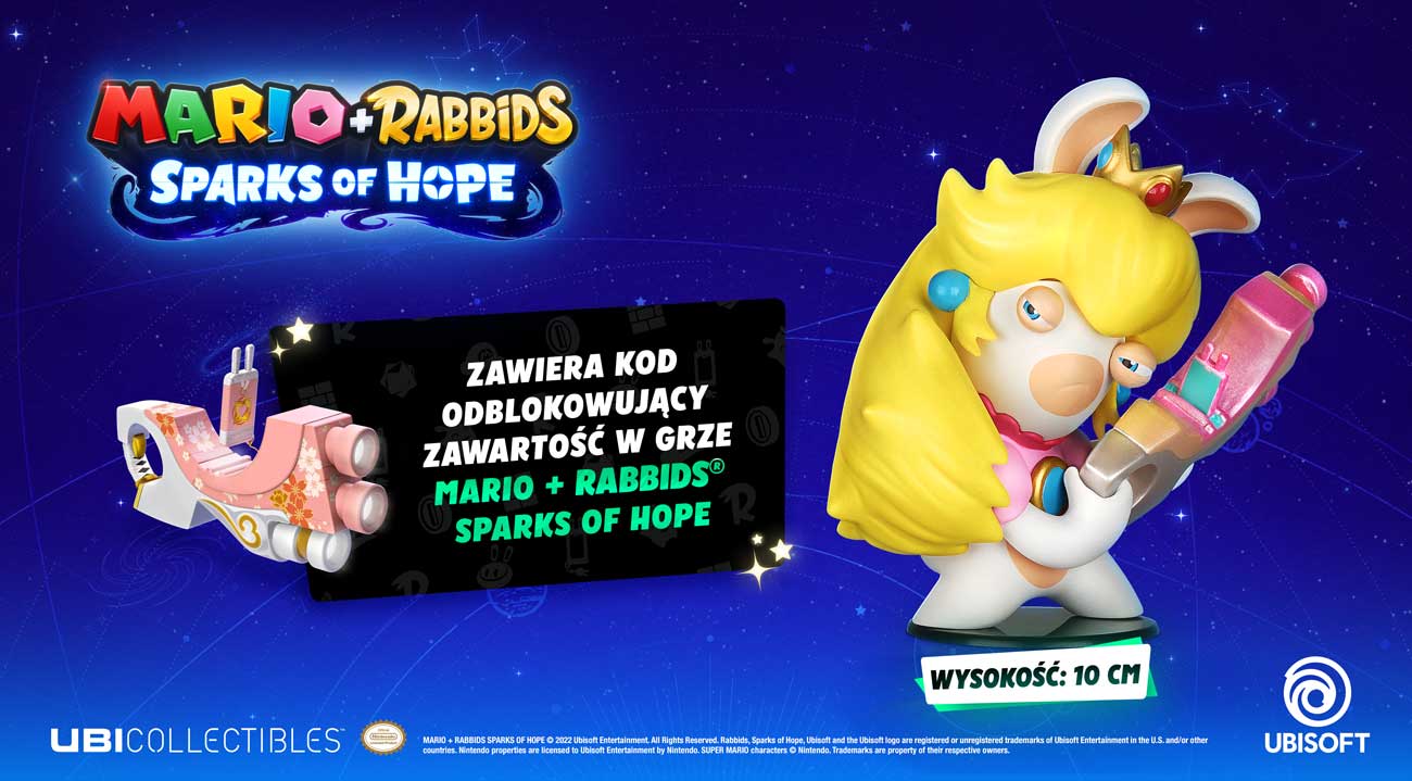 Figurka Kórlicza Księżniczka Peach z gry Mario + Rabbids Sparks of Hope - Grafika
