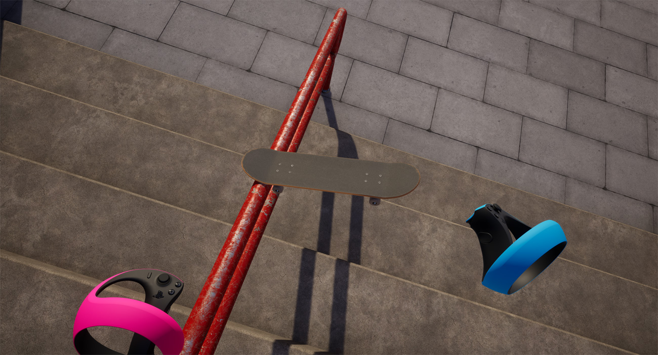 Скріншот скріншота з гри VR Skater