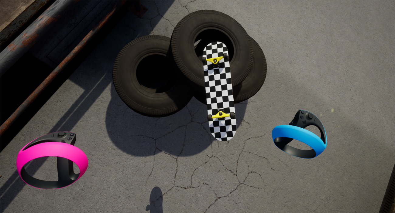 Скріншот скріншота з гри VR Skater