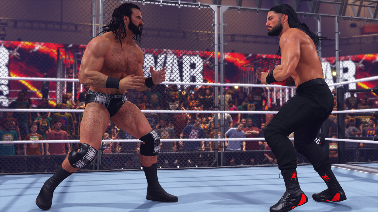 Zrzut ekranu z gry WWE 2K23