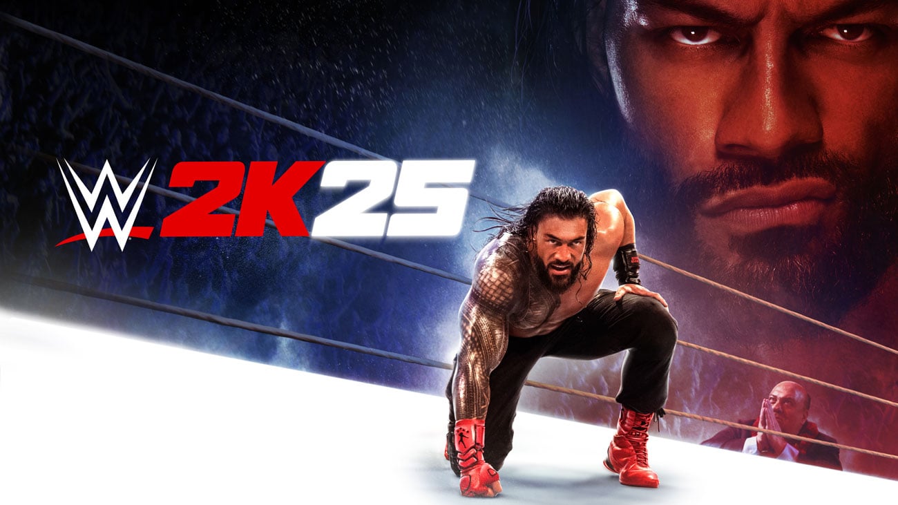 Grafika key art z gry WWE 2K25