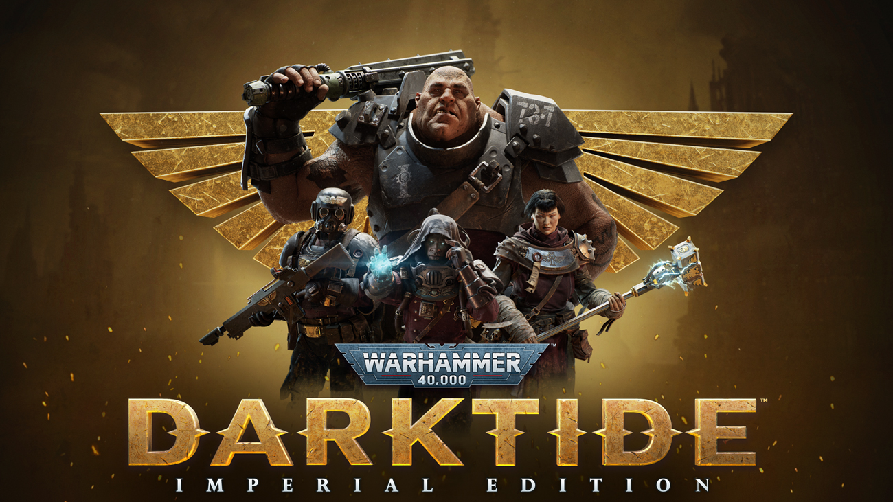 Grafika keyart z gry Warhammer 40 000: Darktide Imperial Edition