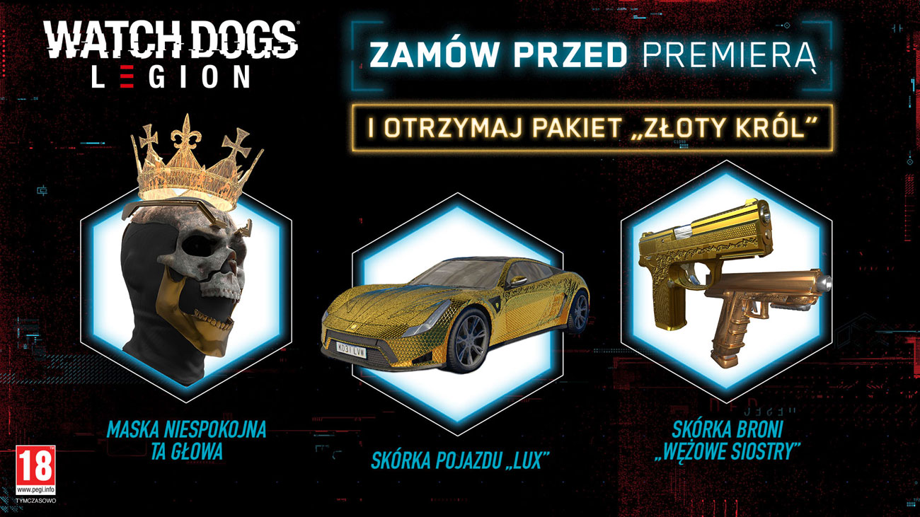 Bonus dla zamówień przedpremierowych
