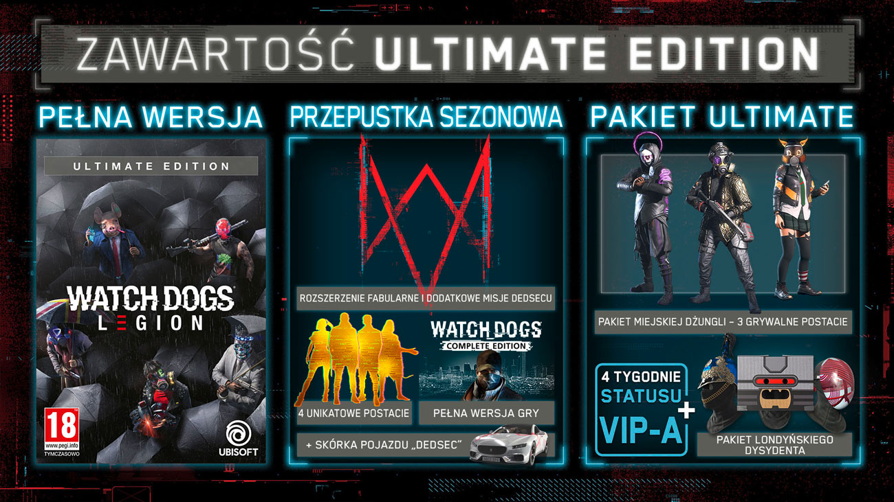 Gra PS4 Watch Dogs: Legion Ultimate Edition