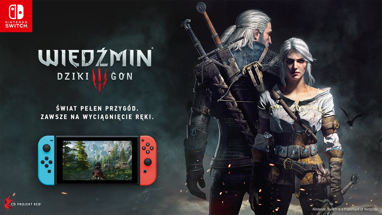 Gra Wiedźmin 3: Dziki Gon na Nintendo Switch