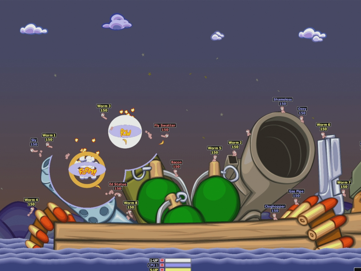 Zrzut ekranu screenshot z gry Worms Armageddon Anniversary Edition