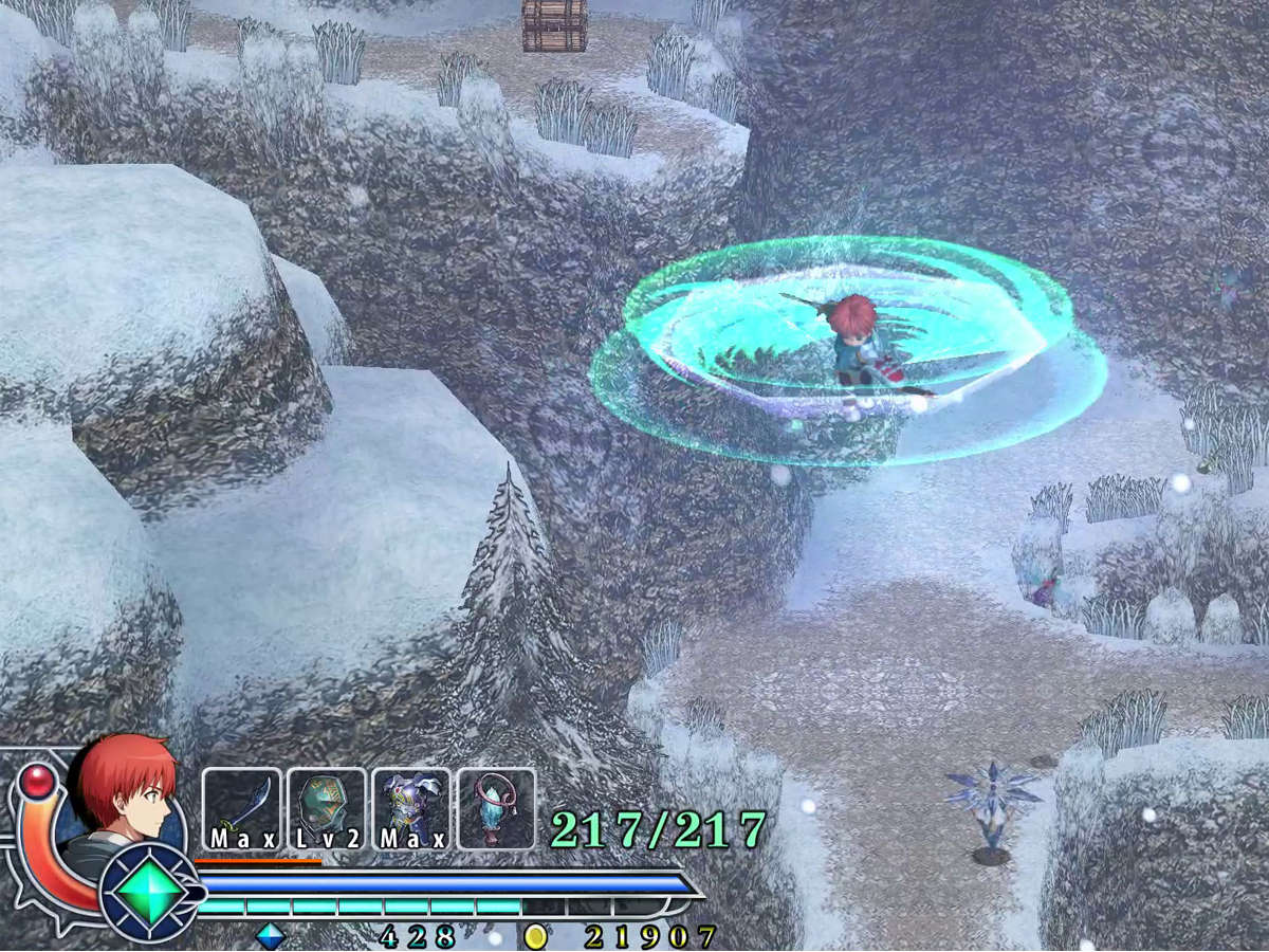 Zrzut ekranu screenshot z gry Ys Memoire: The Oath in Felghana