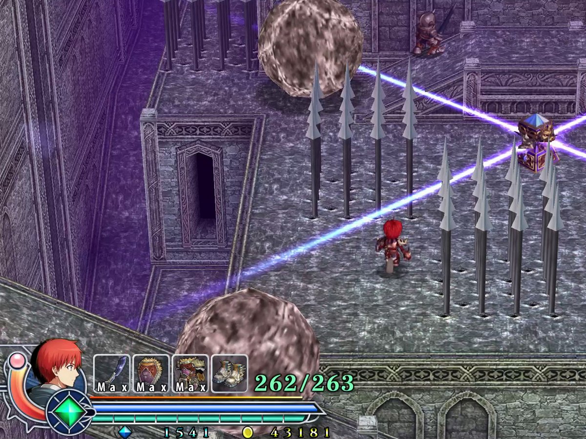 Zrzut ekranu screenshot z gry Ys Memoire: The Oath in Felghana