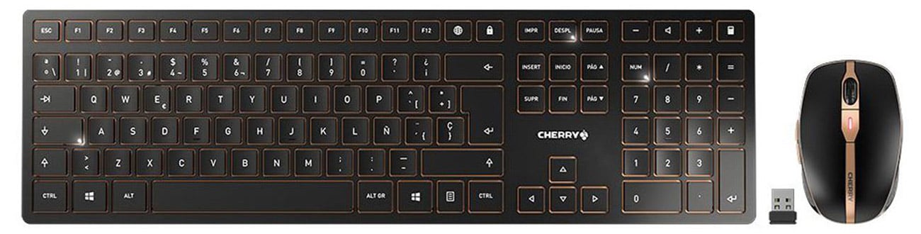 Idealny do domu i biura zestaw Cherry DW 9000 SLIM