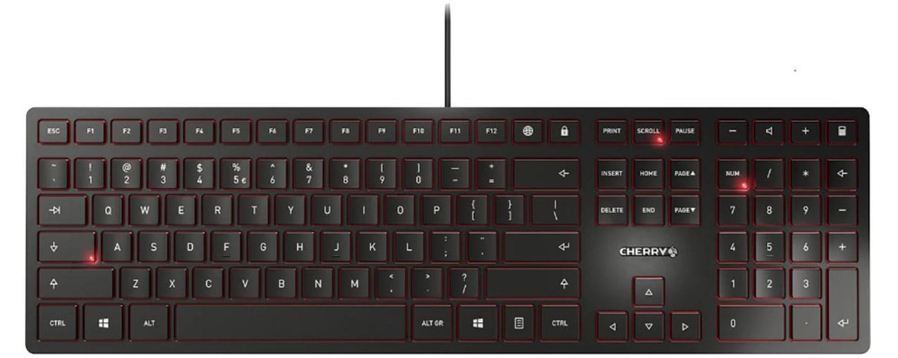 Idealna do domu i biura klawiatura Cherry KC 6000 SLIM