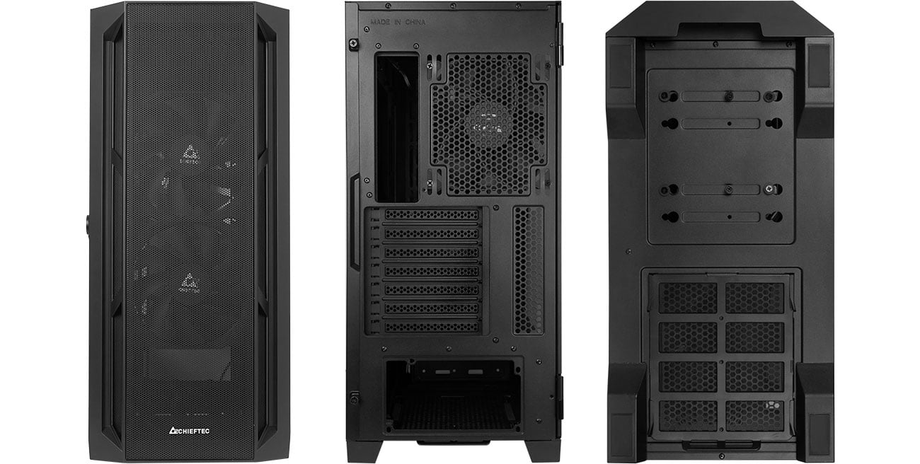 Chieftec APEX AIR przód, tył, spód