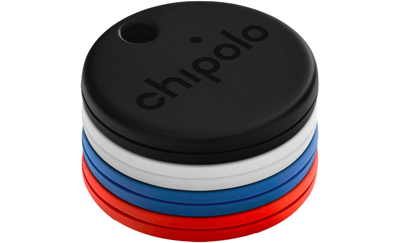 Czteropak Chipolo ONE (Black, White, Red, Blue) - Widok ogólny