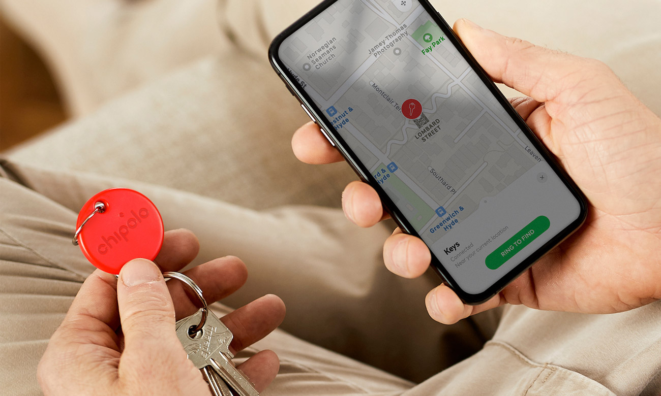 Lokalizator Chipolo ONE Red - Łatwe znajdywanie zgubionego przedmiotu