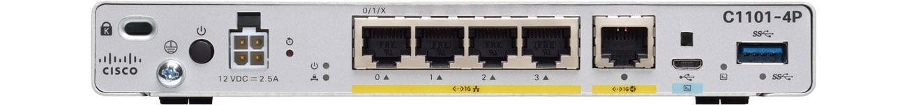 Cisco C1101-4P Złącza