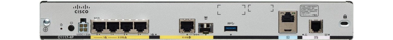 Cisco C1117-4P Złącza