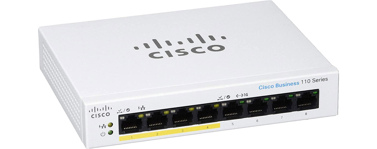 Cisco CBS110-8PP-D-EU Przód