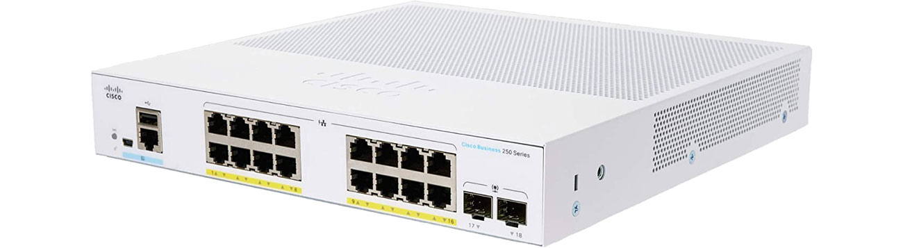 Przełącznik Cisco CBS250-16P-2G-EU