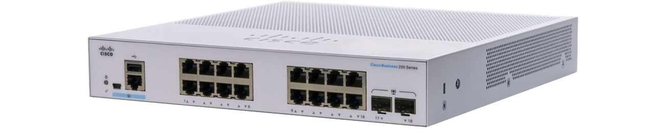 Przełącznik Cisco CBS250-16T-2G-EU