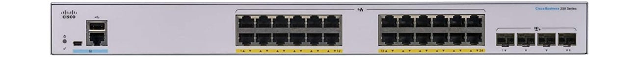 Switch Cisco CBS250-24FP-4G-EU Przód