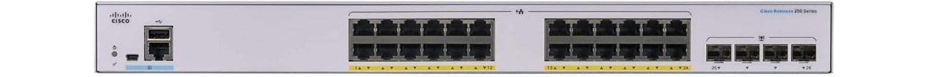 Switch Cisco CBS250-24P-4G-EU Przód