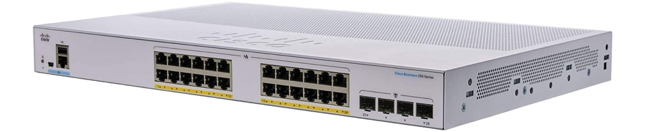 Przełącznik Cisco CBS250-24PP-4G-EU