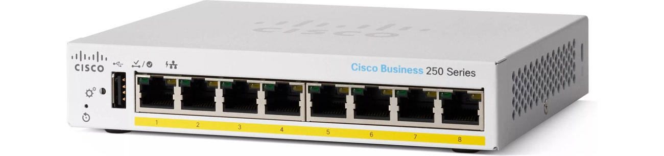 Switch Cisco CBS250-8PP-D-EU