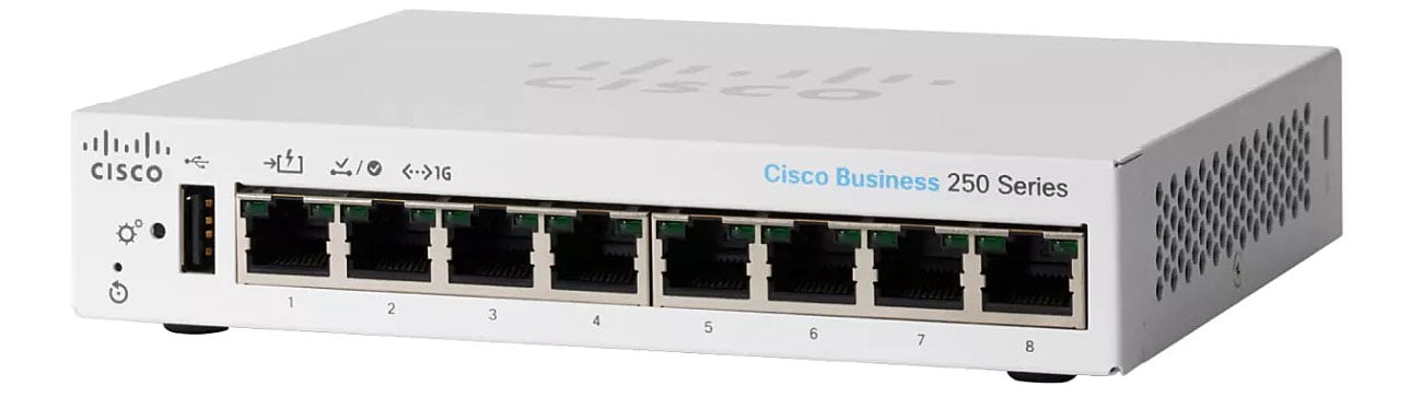 Przełącznik Cisco CBS250-8T-D-EU