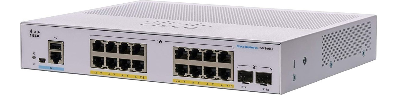 Przełącznik Cisco CBS350-16P-2G-EU