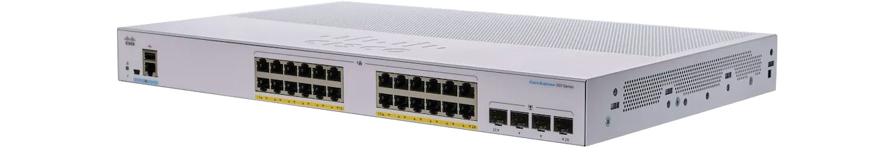 Przełącznik Cisco CBS350-24P-4X-EU