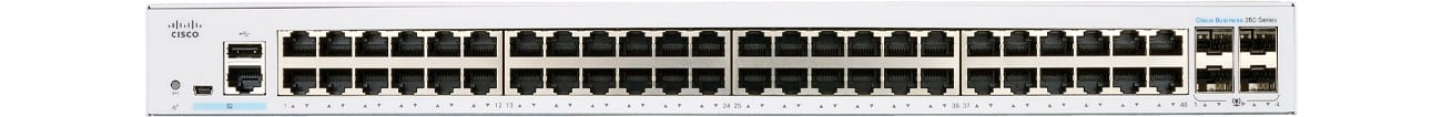 Switch Cisco CBS350-48T-4X-EU Przód