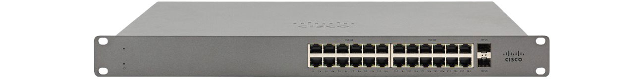 Switch Cisco Meraki Go GS110-24-HW-EU (24x1000Mbit, 2xSFP) GS110-24-HW-EU
