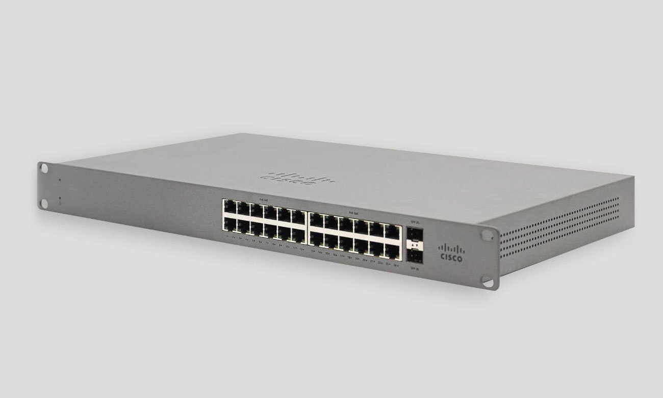 Switch Cisco Meraki Go GS110-24P-HW-EU PoE (24x1000Mbit, 2xSFP) GS110-24P-HW-EU