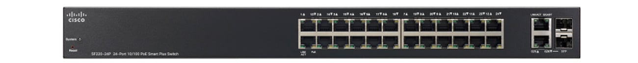 Switch Cisco 24p SF220-24P-K9-EU