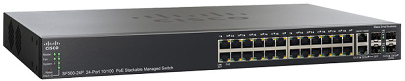 Switch Cisco 28p SF500-24P-K9