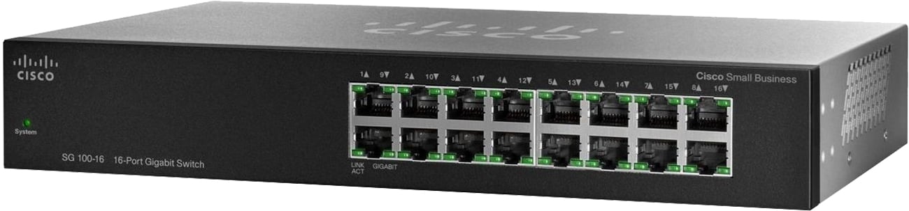 Switch Cisco 16p SG100-16-EU